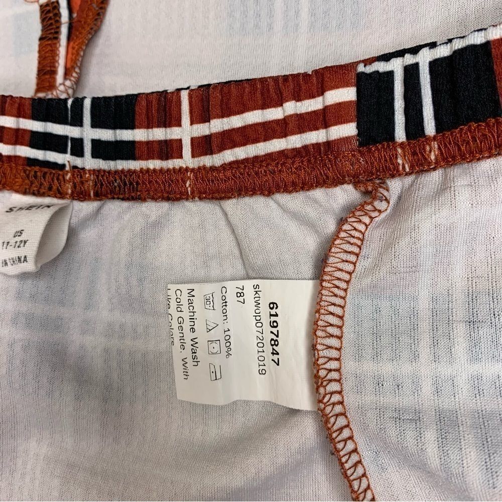 A-Line Plaid Skirt Kids 11-12y NWOT - Picture 7 of 8